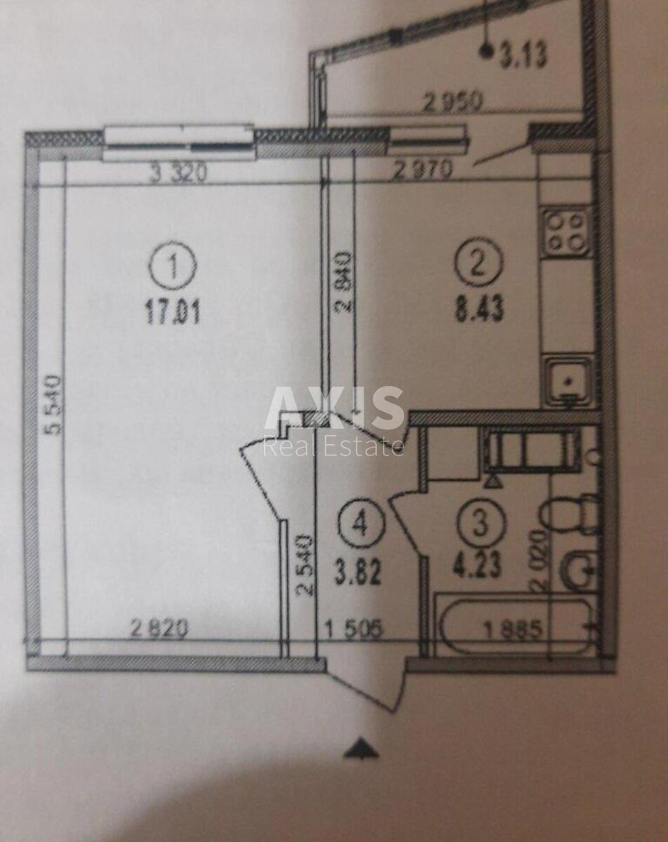 1к квартира ул. Берковецкая 6А6