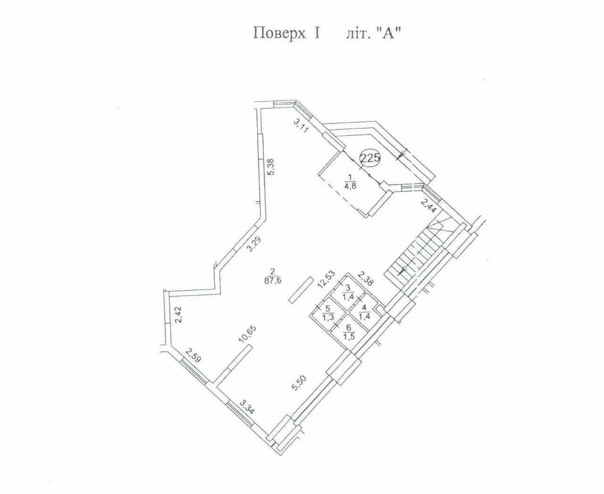 Trade object vul. Symonenka Vasylja 5, 239m22