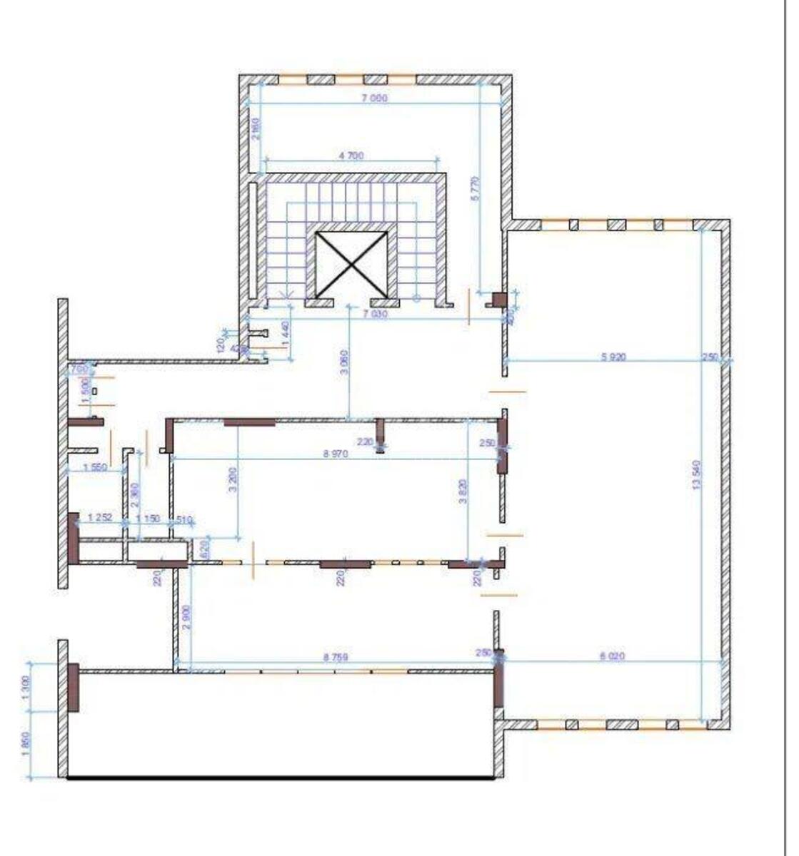Office vul. Vozdvyzhens'ka 43, 1169m212
