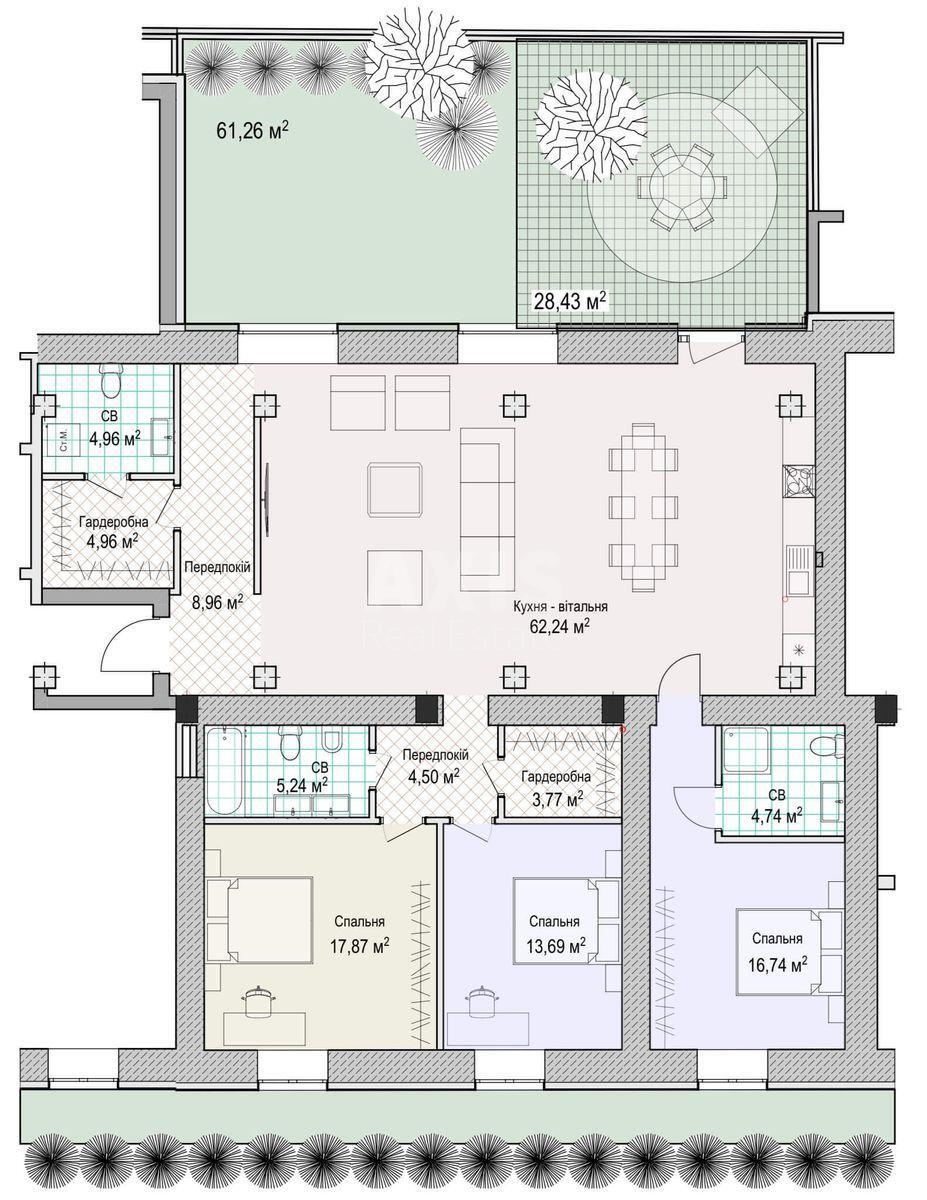 3k apartment vul. Pyrogovs'kogo Oleksandra 19/8584072