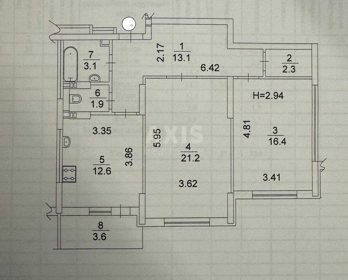 2к квартира пр-т Науки 305955712
