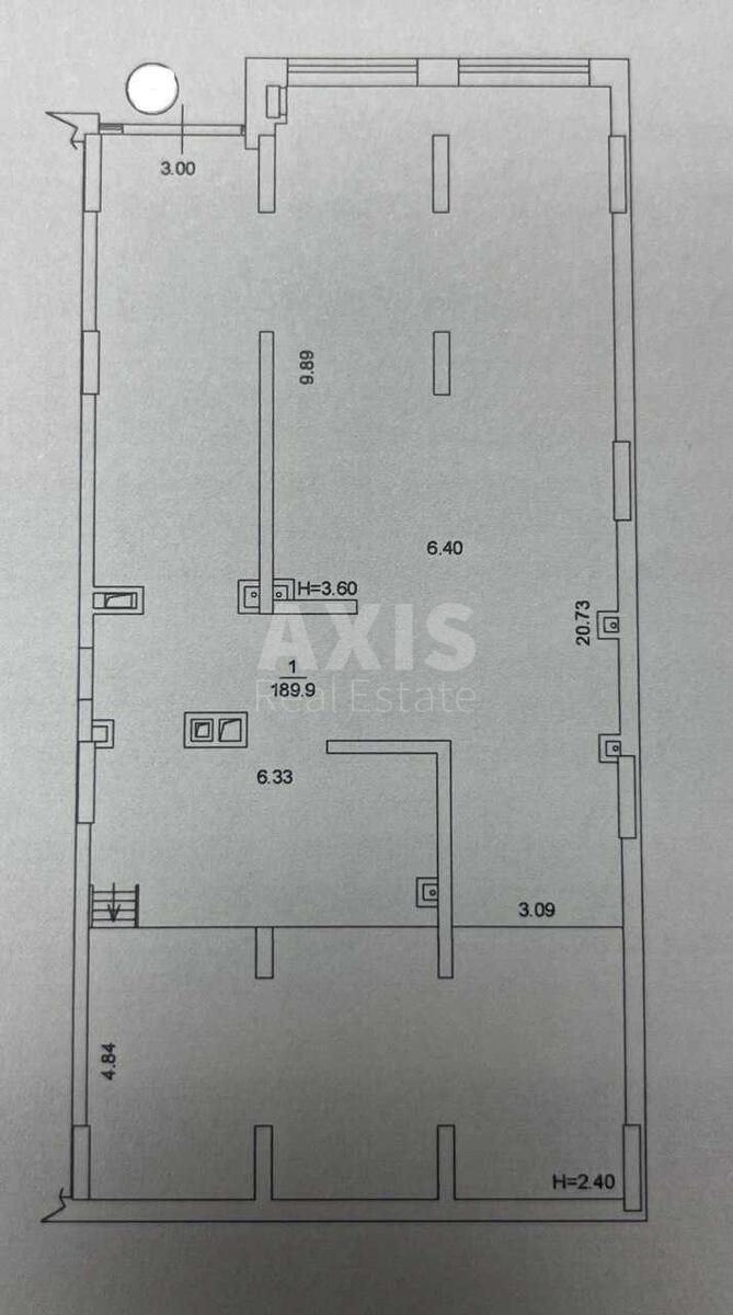 Trade object vul. Zhmachenka Generala 26, 190m2612754