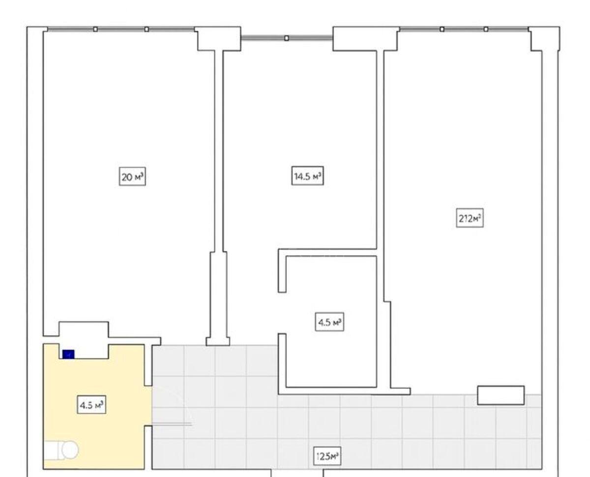 3k apartment vul. Glybochyc'ka 13/6631799