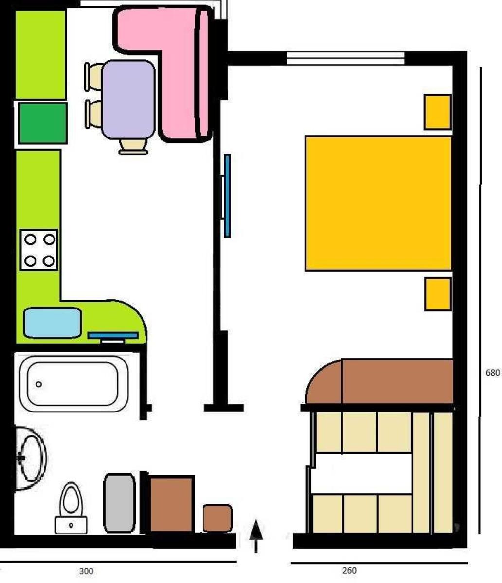 1k apartment vul. Feodosijs'ka 2Л5708610