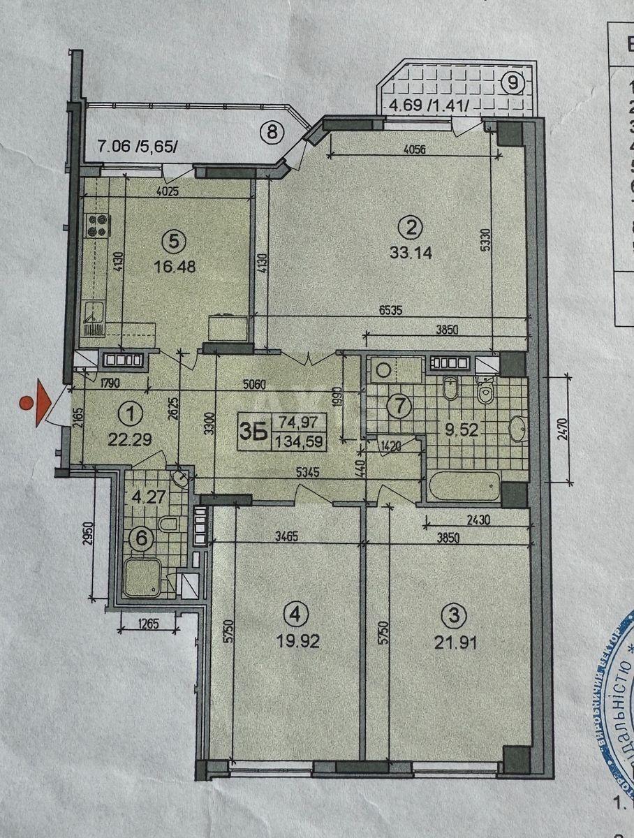 3к квартира ул. Кудряшова 165648718