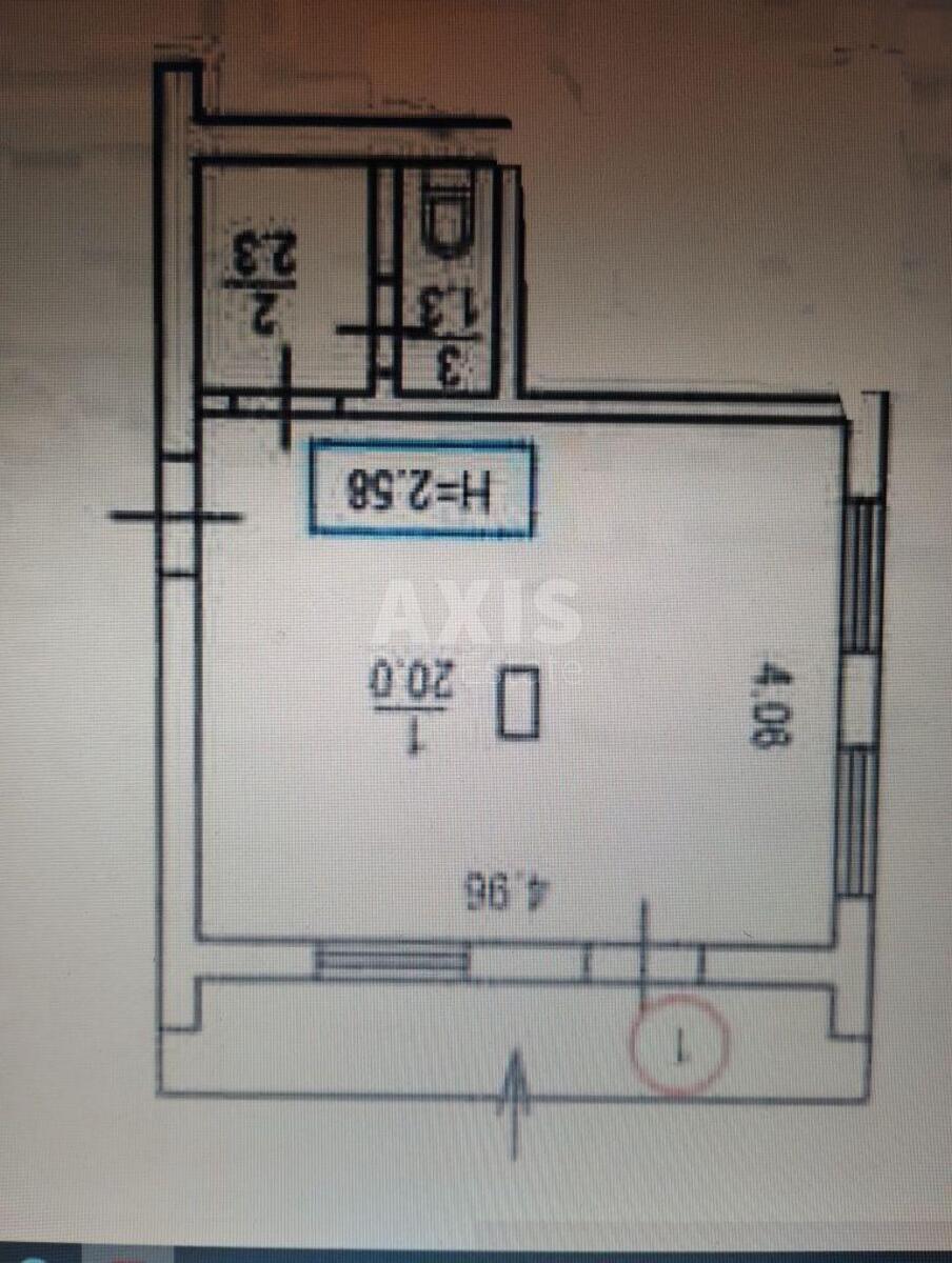 Service object vul. Verbyc'kogo Arhitektora 19, 24m2568292