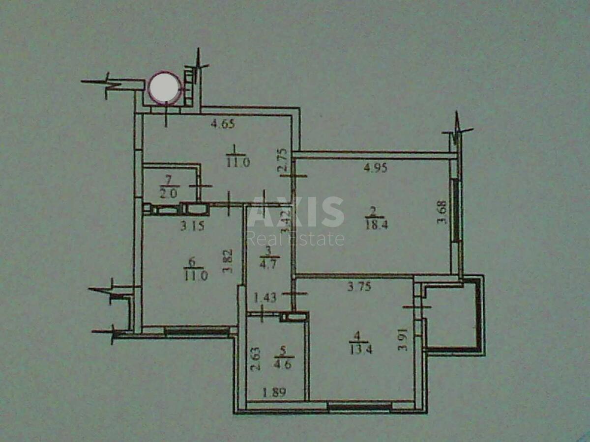 2k apartment vul. Krakivs'ka 2710