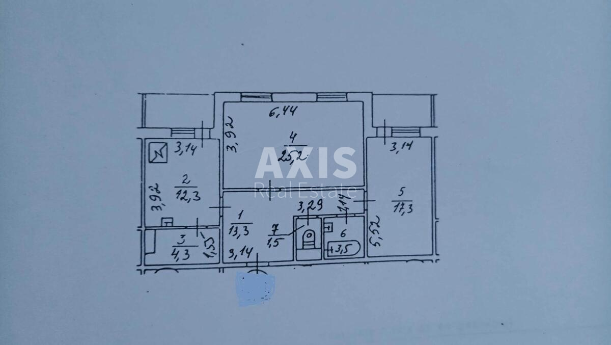 2к квартира ул. Гмыри Бориса 9В5550612