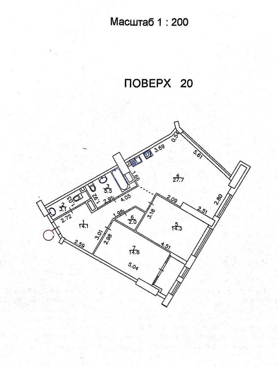 2к квартира пр-т Победы 11, корп. 19