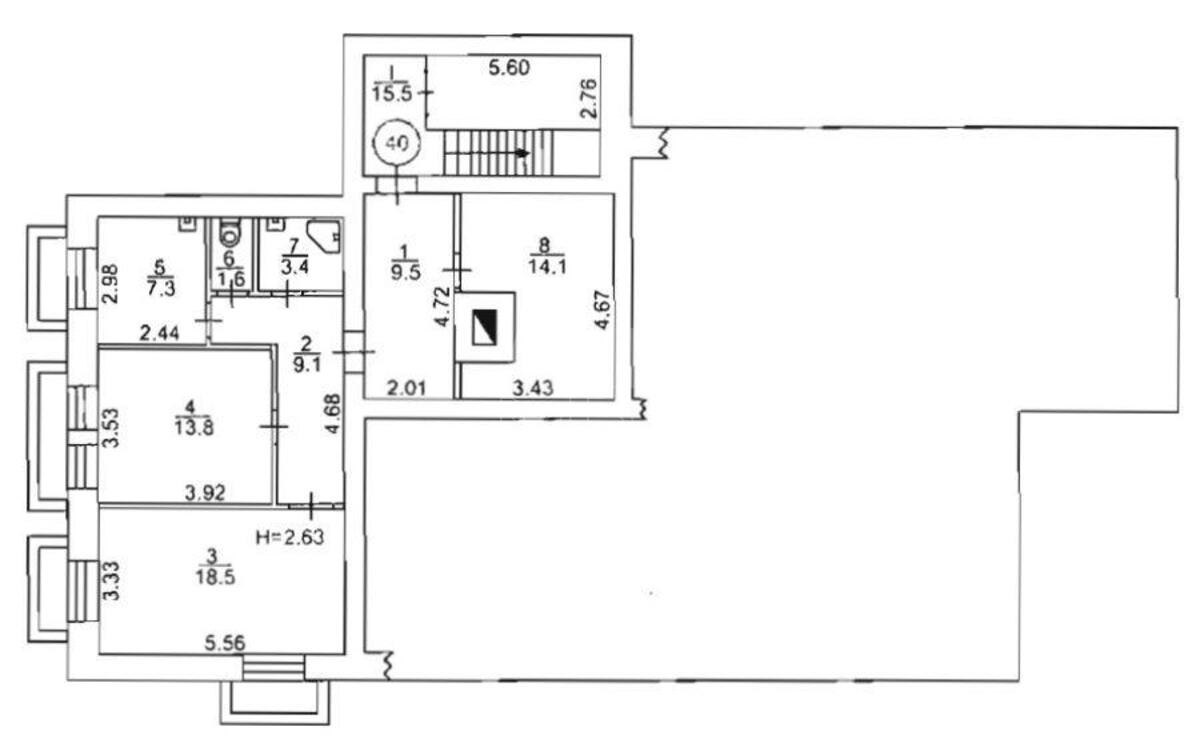 Офис ул. Бурмистенко 9/10, 77м2635777