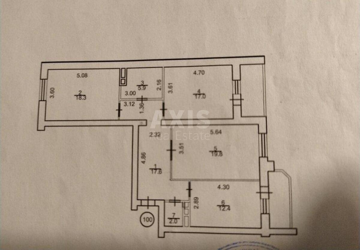 3к квартира ул. Бориспольская 12В6319911