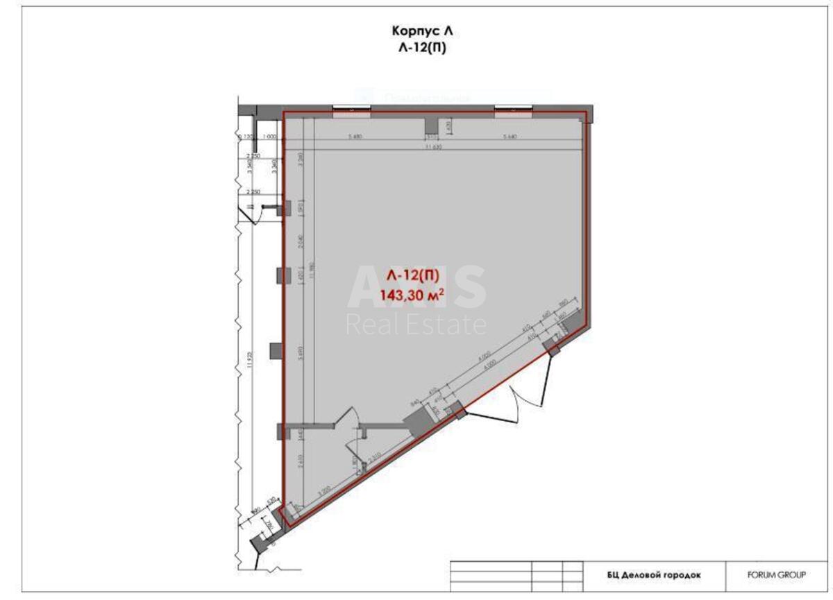 Service object vul. Pymonenka Mykoly 13, 143m2605968