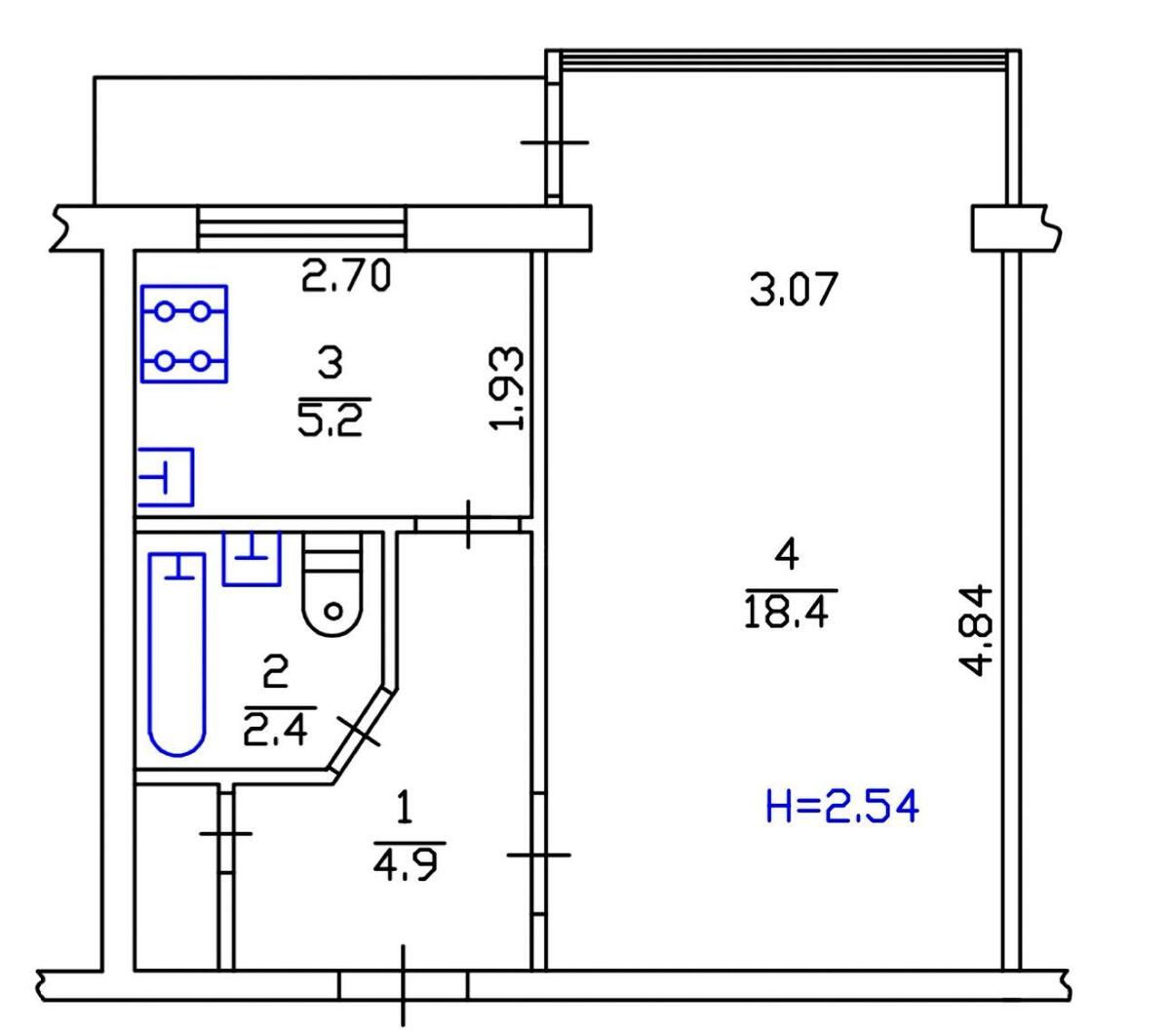 1k apartment vul. Solom'jans'ka 3А6160811