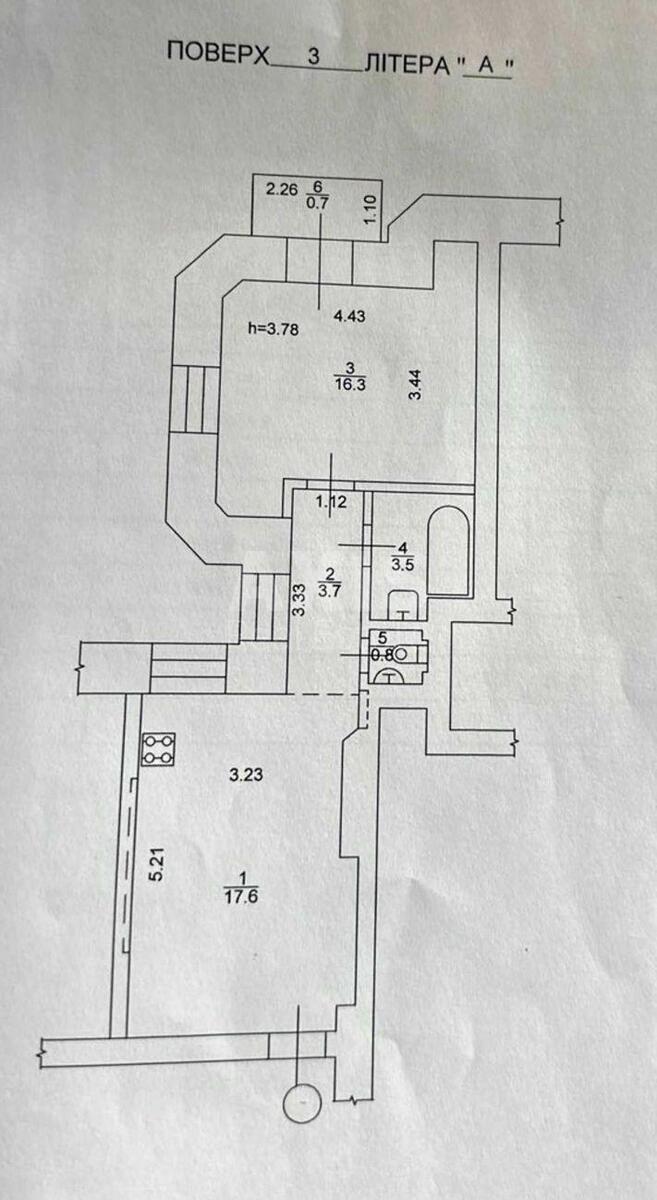 1к квартира ул. Саксаганского 12А5956110