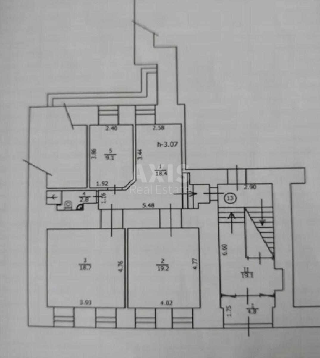 Office vul. Turgenjevs'ka 60, 68m2584128