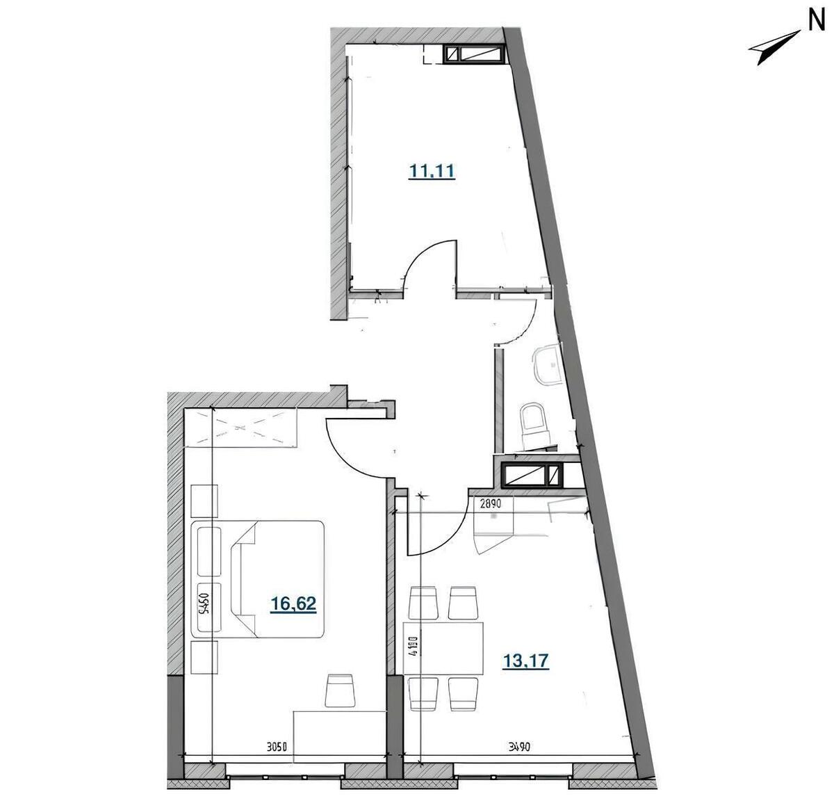 Office nab. Dniprovs'ka 17В, 47m2603208