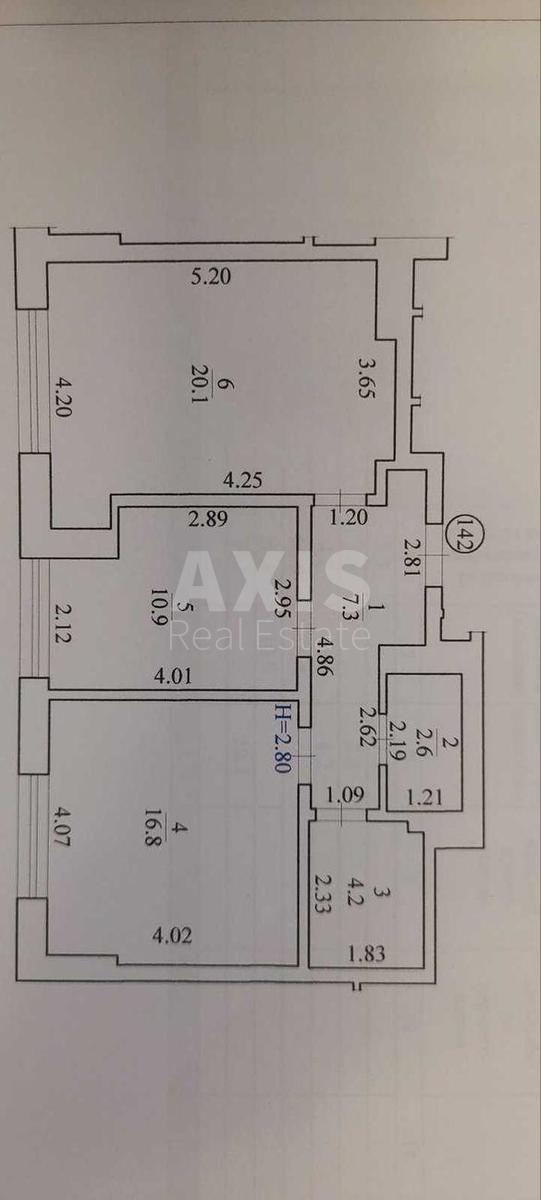3k apartment tupyk Tvers'kyj 7Б10