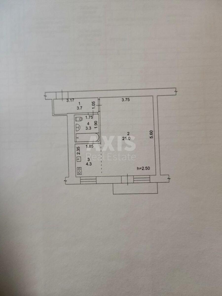 1k apartment vul. Degtjarivs'ka 28632869