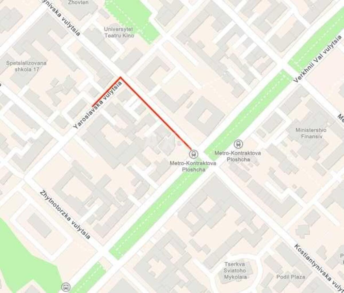 Office vul. Jaroslavs'ka 11В, 77m210