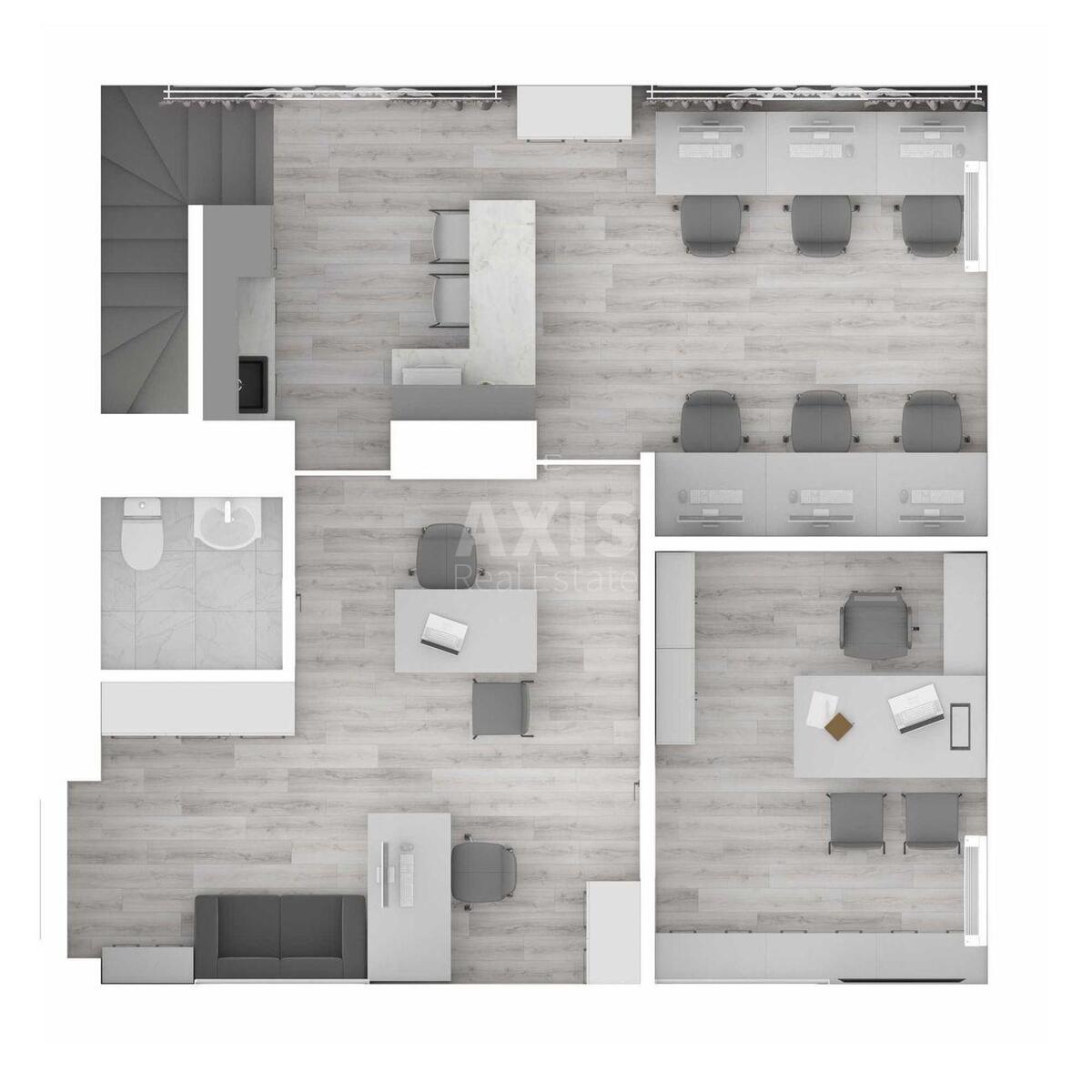 Office vul. Lyps'ka 9Б, 103m28