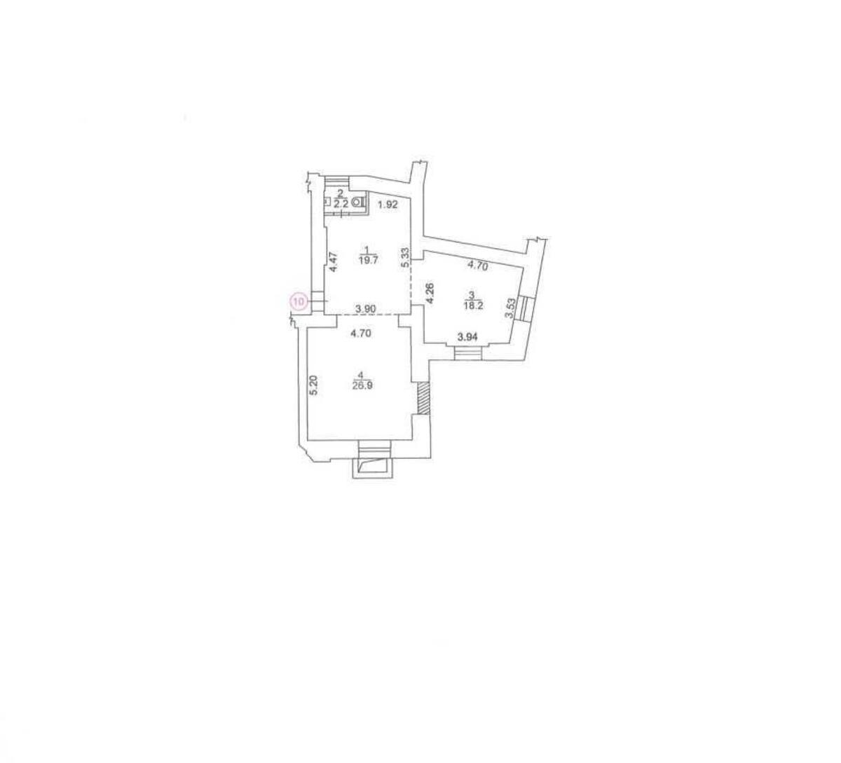 Office vul. Mazepy Ivana 4/6, 67m2526597
