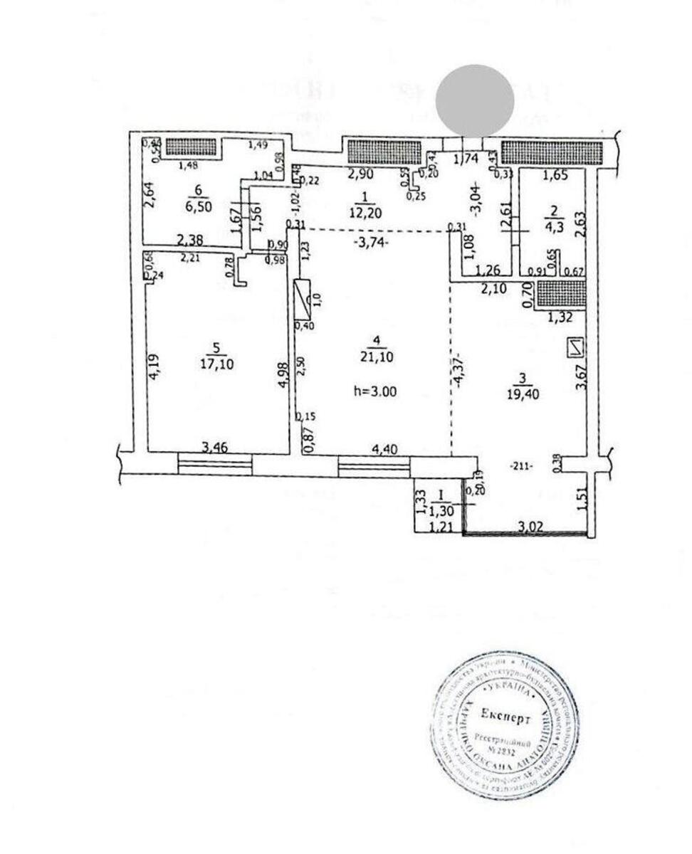 2k apartment vul. Dragomyrova Myhajla 2011