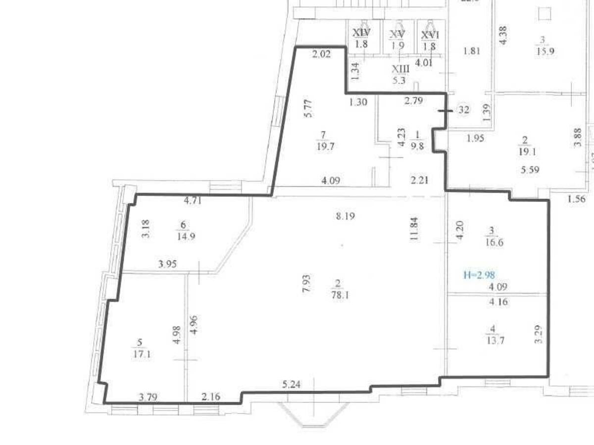 Office vul. Vozdvyzhens'ka 45, 199m2604829