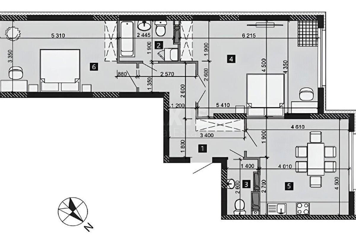 2k apartment vul. Myhajla Maksymovycha 32592117