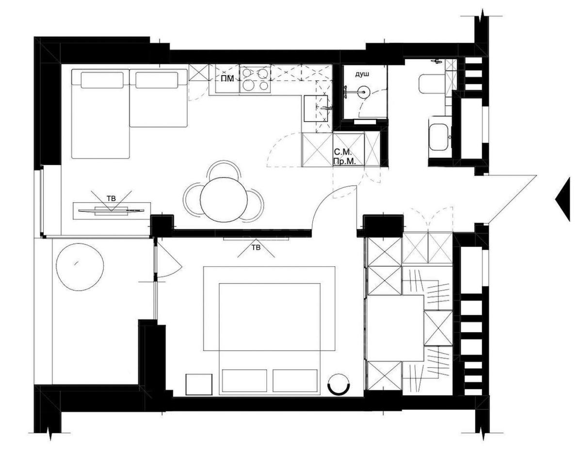 1k apartment doroga Naberezhno-Rybal's'ka 322