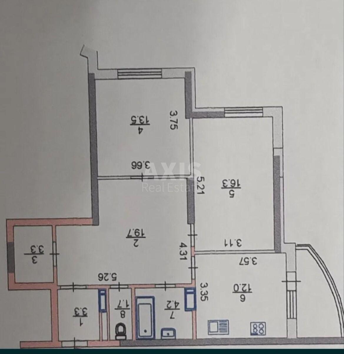 2k apartment vul. Dragomanova 40/35801311