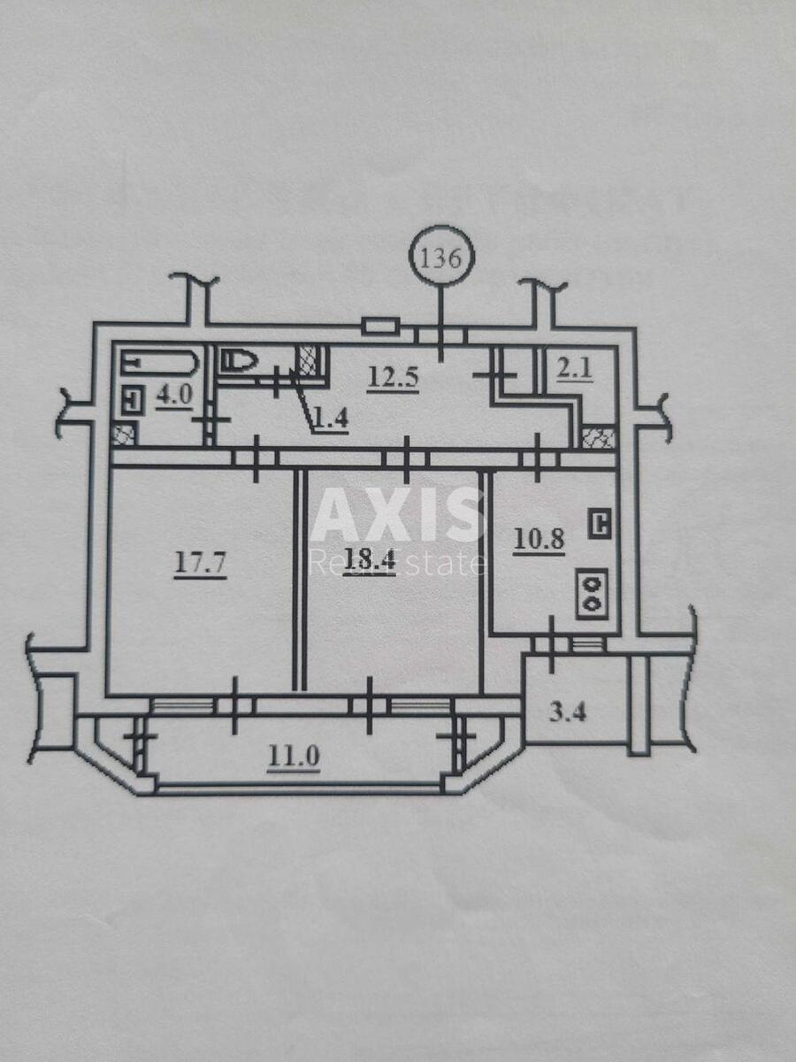 2k apartment vul. Gonchara Olesja 62564638