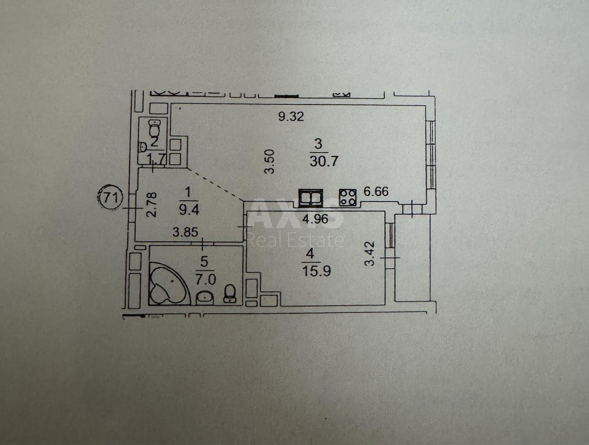 1k apartment vul. Mehanizatoriv 29