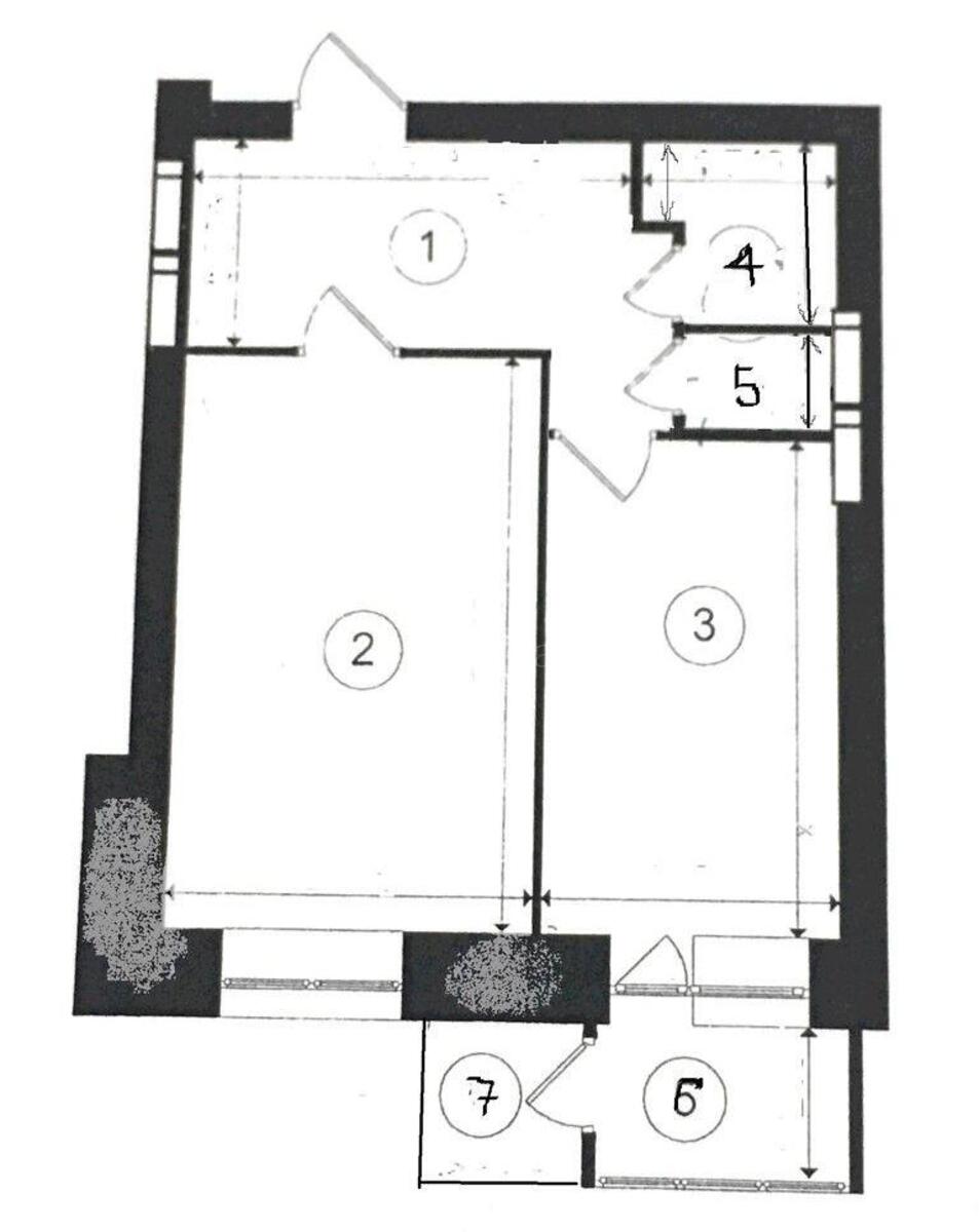 1к квартира ул. Бориспольская 257