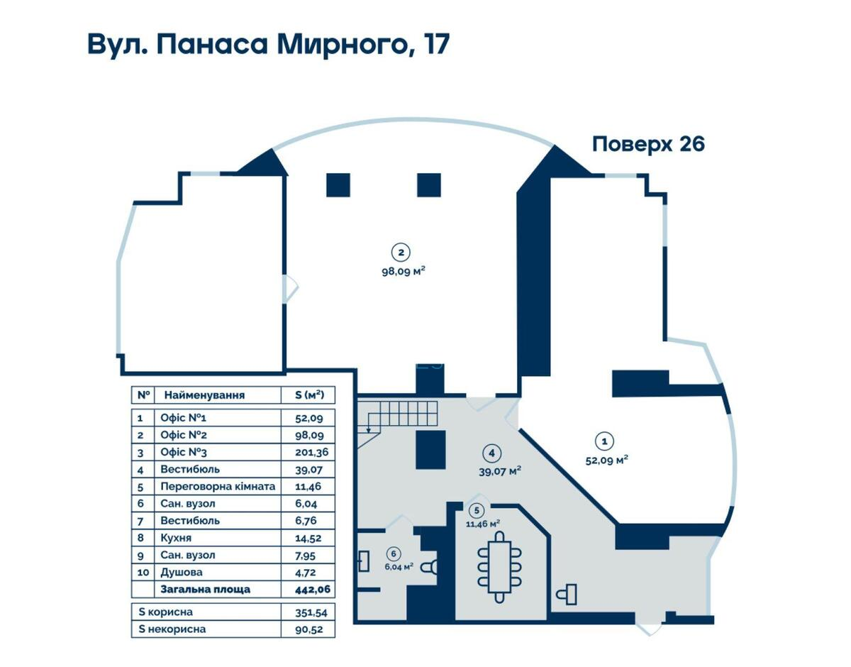 Офис ул. Панаса Мирного 17, 445м2616569