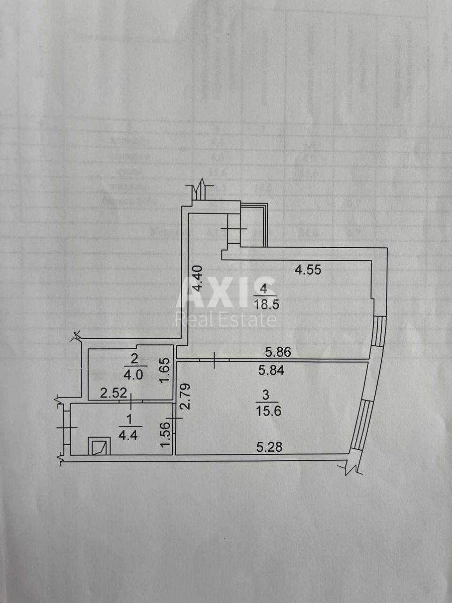 1k apartment vul. Zaporozhcja Petra 267
