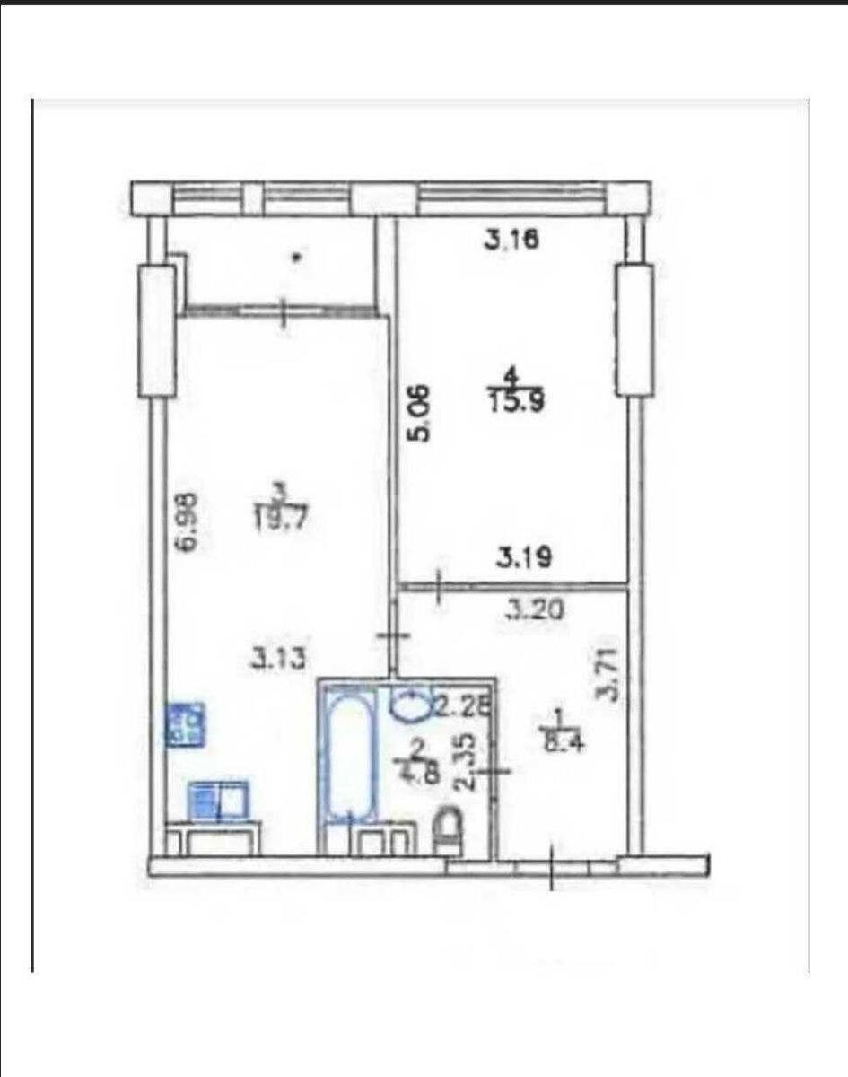 1к квартира пр-т Берестейский 11629459