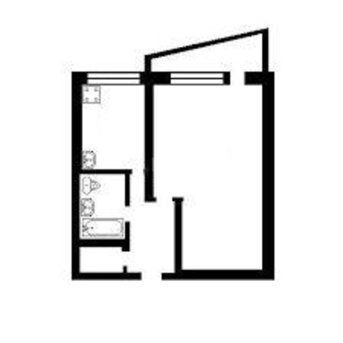 1k apartment vul. Majakovs'kogo 55А12