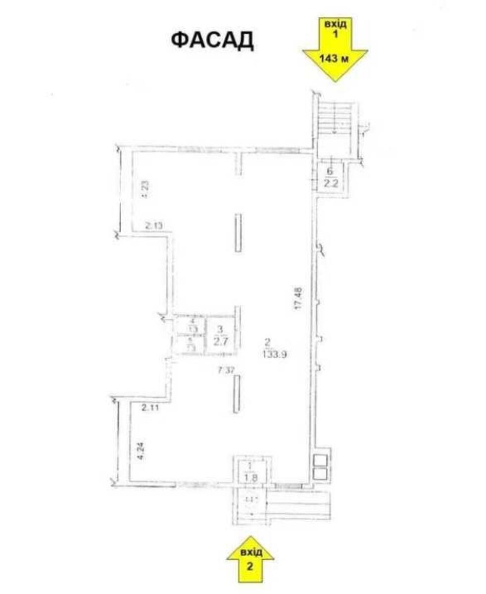 Trade object prov. Kolomyjs'kyj 17/31А, 143m2571166