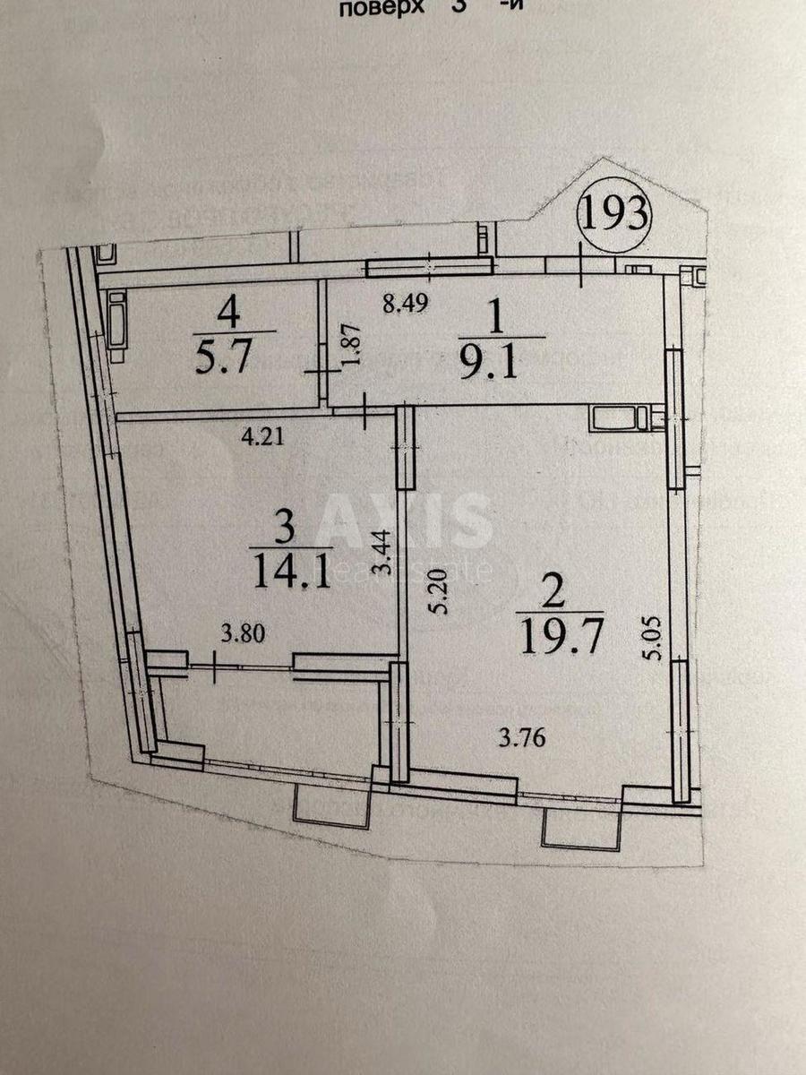 1k apartment vul. Sholudenka 307