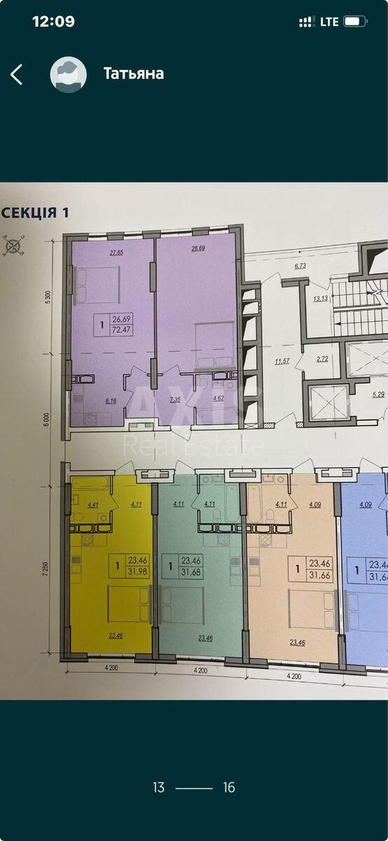 1k apartment pr-t Bazhana Mykoly 17А635601