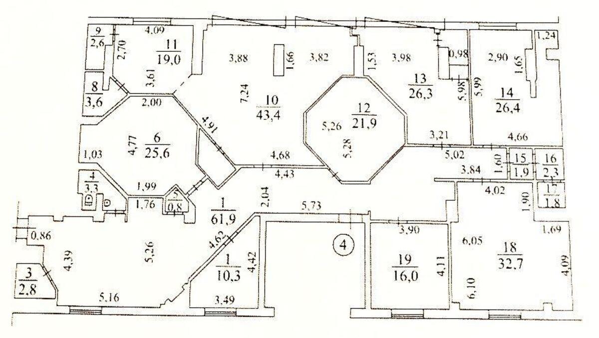 Office vul. Velyka Vasyl'kivs'ka 62/64, 305m2581509