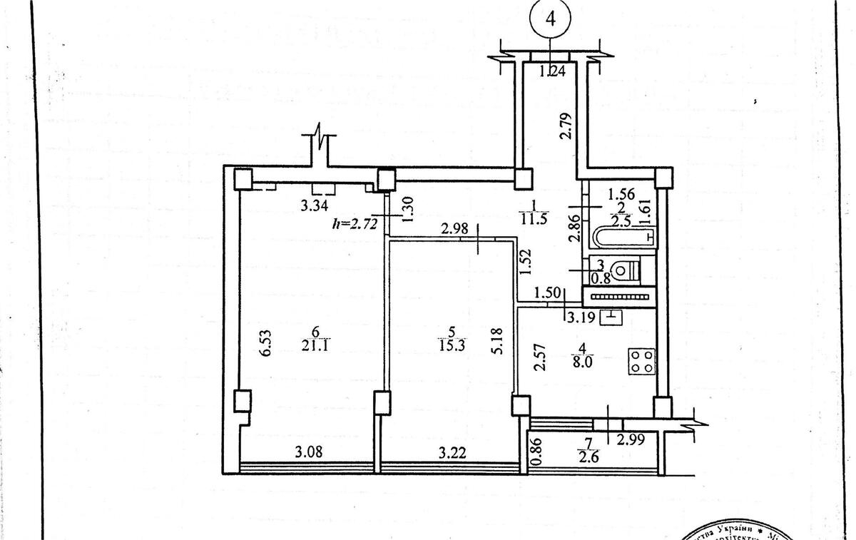 2k apartment vul. Velyka Vasyl'kivs'ka 5110