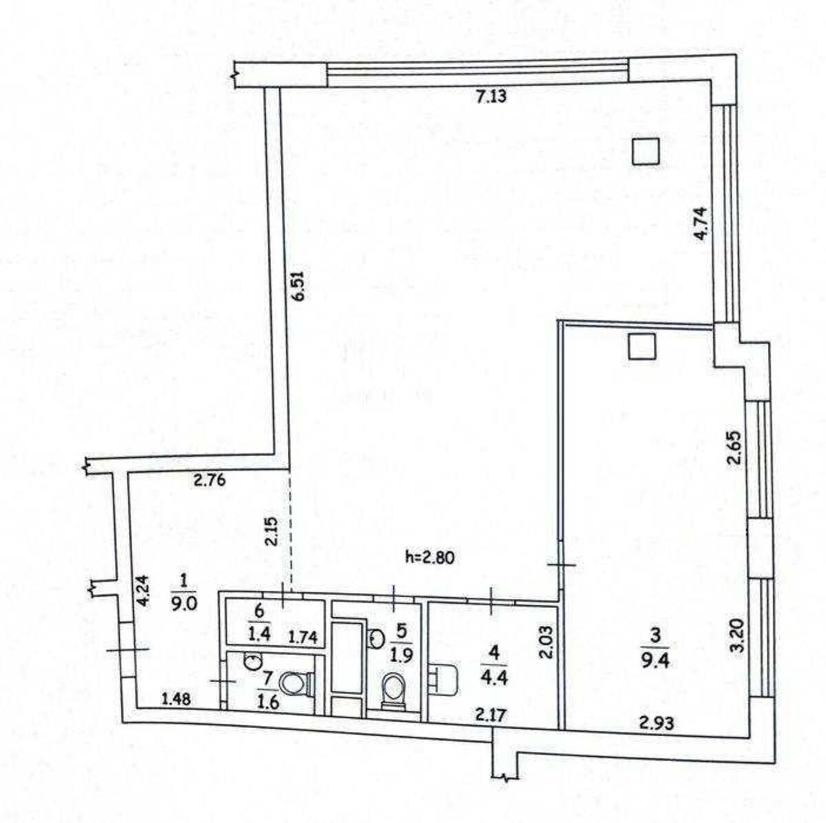 Офис ул. Жилянская 68, 100м28