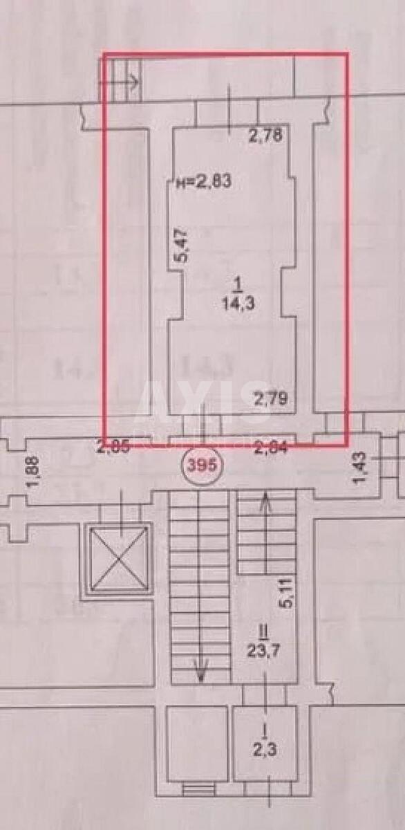 Объект торговли пр-т Европейского Союза 33, 17м2626081