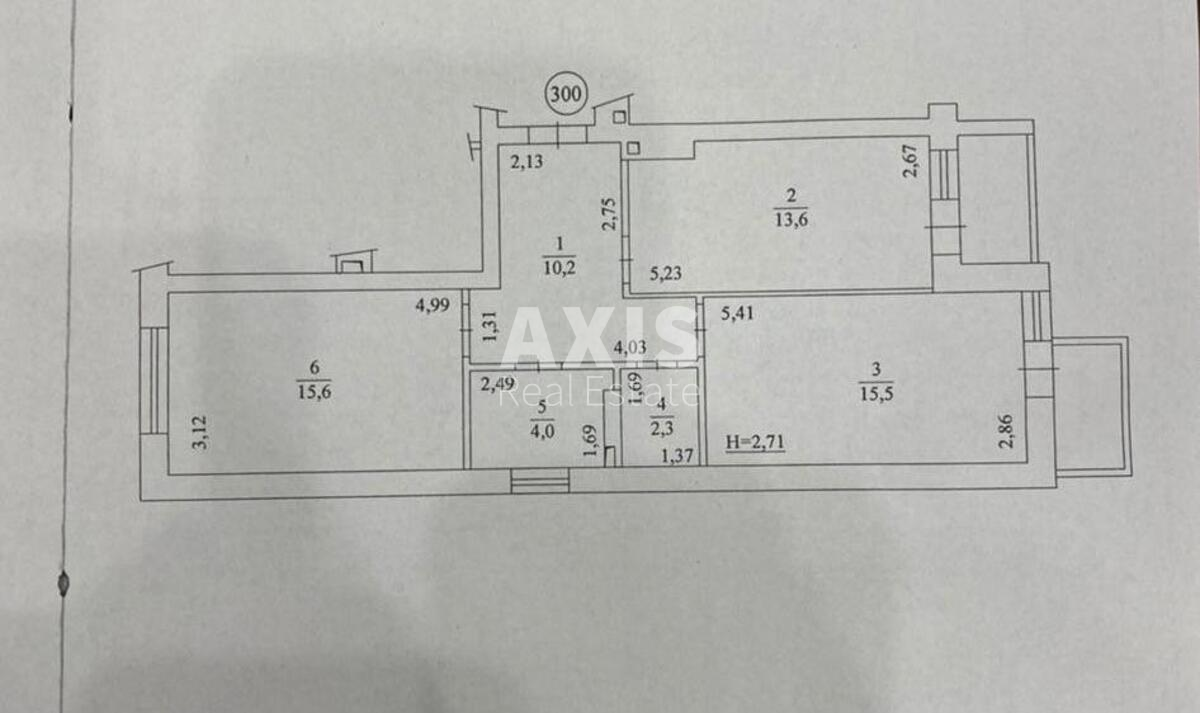 2k apartment vul. Nyzhn'okljuchova 147