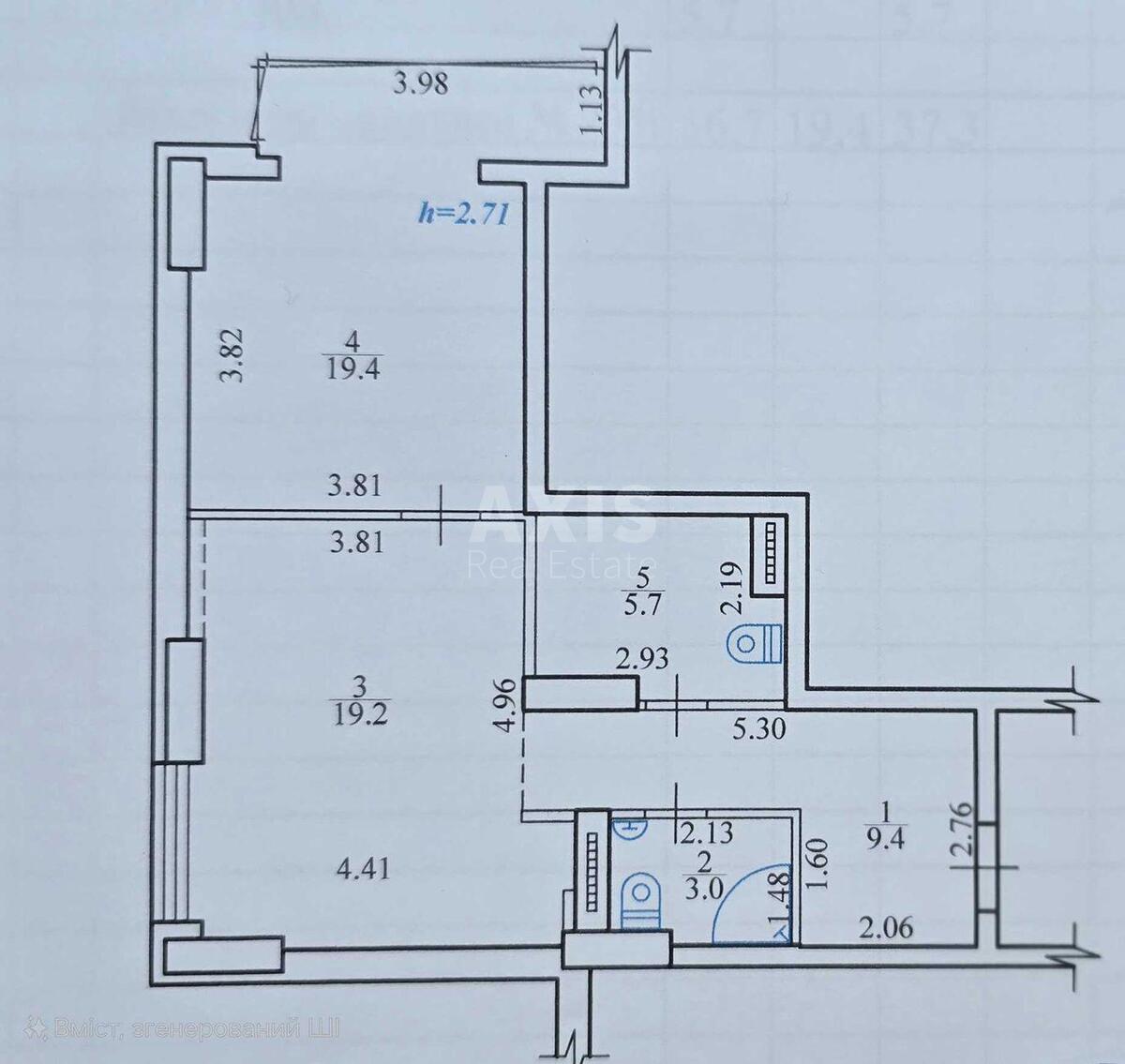 2k apartment vul. Jurija Pashalina 176403113