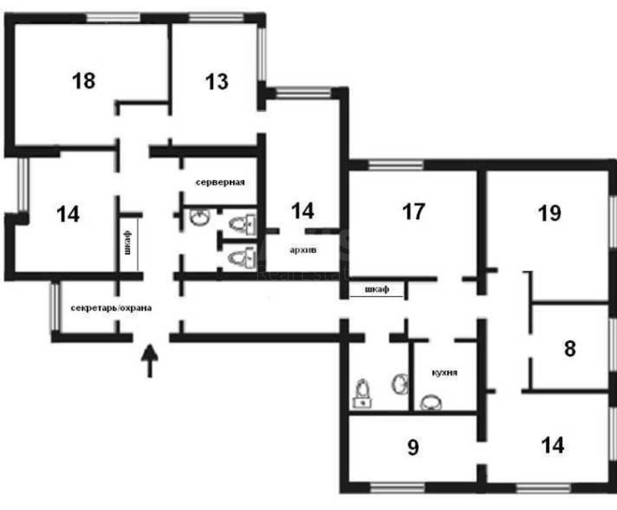 Office vul. Antonovycha 103А, 183m2594569