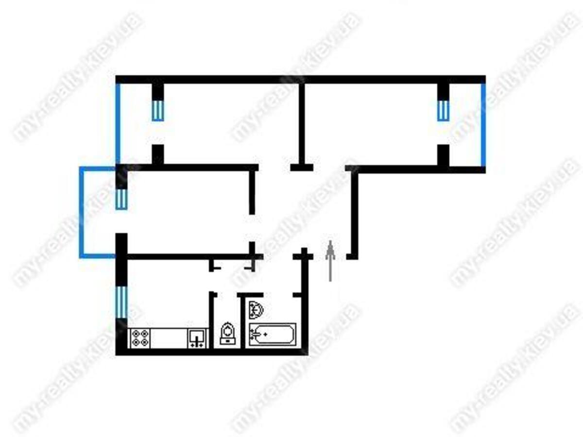 3k apartment pr-t Glushkova Akademika 4516