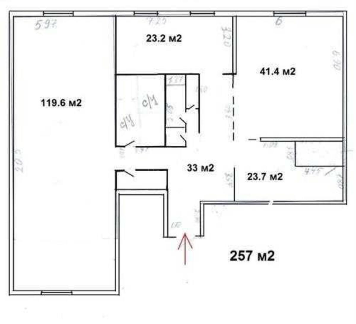 Office vul. Verhnij Val 4, 260m210