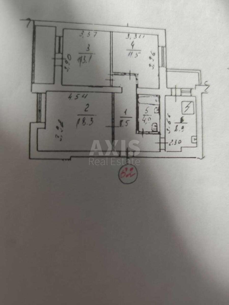 3k apartment vul. Antonovycha 886272919
